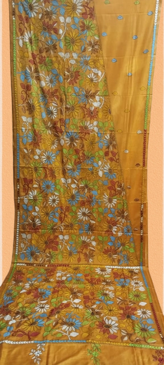 Hand Kantha Semi Silk HK9