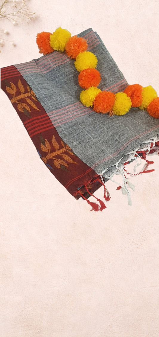 Gray Handloom Cotton